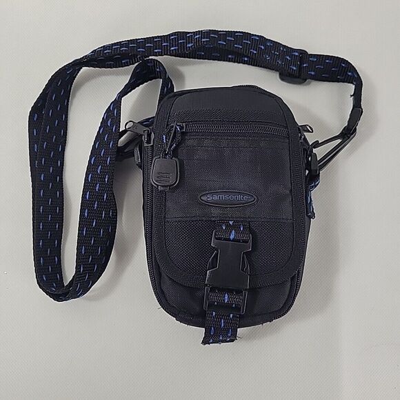 Samsonite Journey Compact Camera Bag Pouch Small Crossbody Bag 803BK Travel Case - Picture 1 of 7